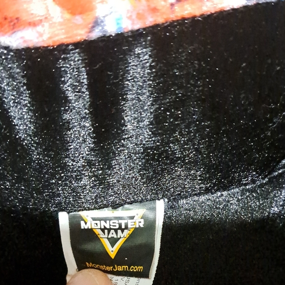 Zombie Monster Truck Plush Toy - Black and Orange - Picture 2 of 5